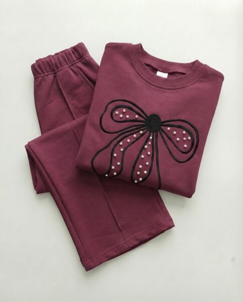 KURDELE NAKIŞLI KOMPAK KUMAŞ 2 Lİ TAKIM