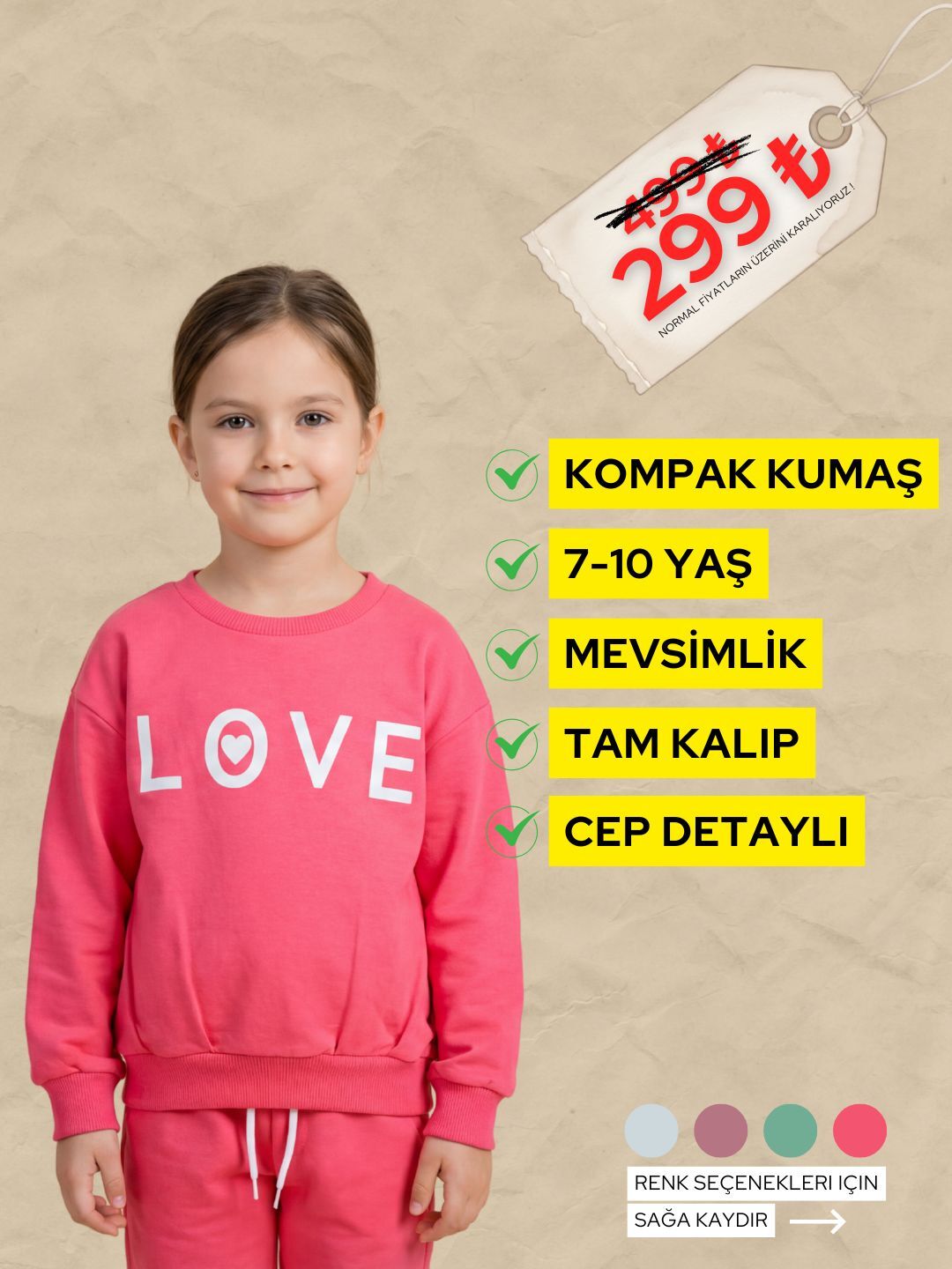 LOVE BASKILI 7-10 YAŞ TAKIM