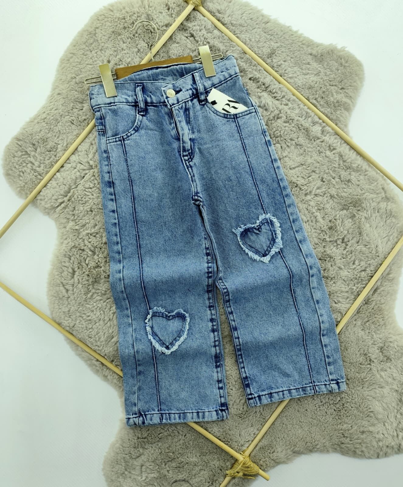 KIZ ÇOCUK KOT PANTOLON