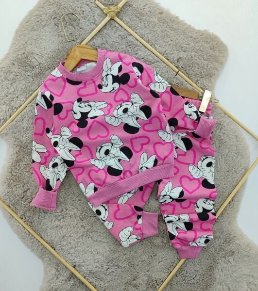 Minnie baskılı pijama takımı