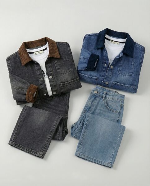 YAKA FİTTİLLİ CEKETLİ KOTLU TAKIM