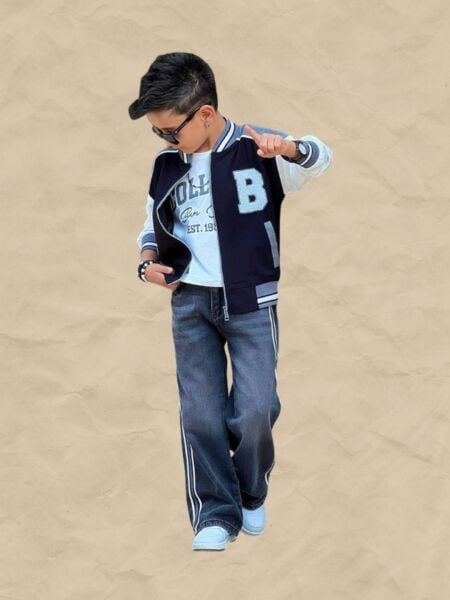 KOLEJ CEKETLİ DERİ DETAYLI KOTLU TAKIM